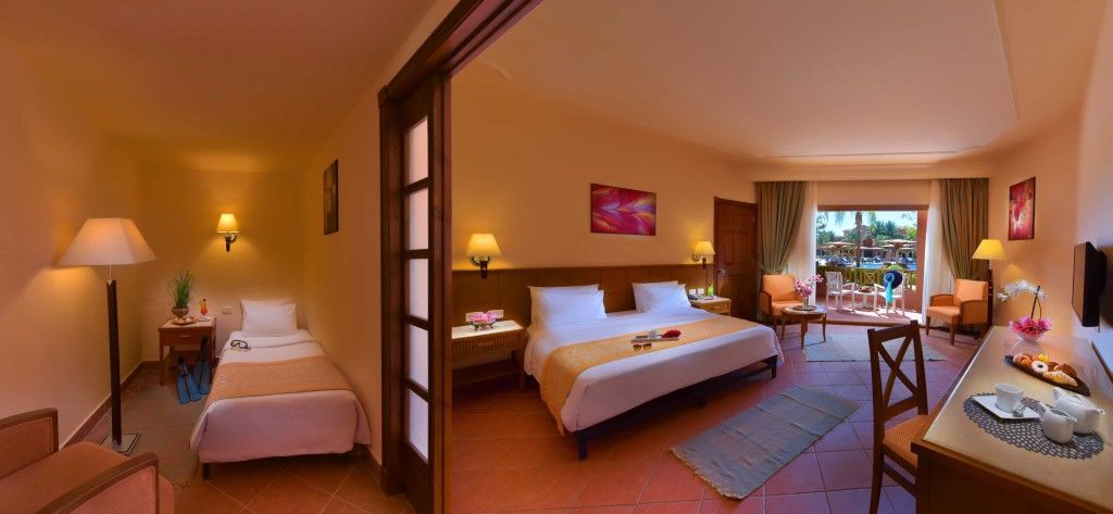 Charmillion Gardens Aquapark Hotel Шарм ел-Шейх Екстериор снимка Family room